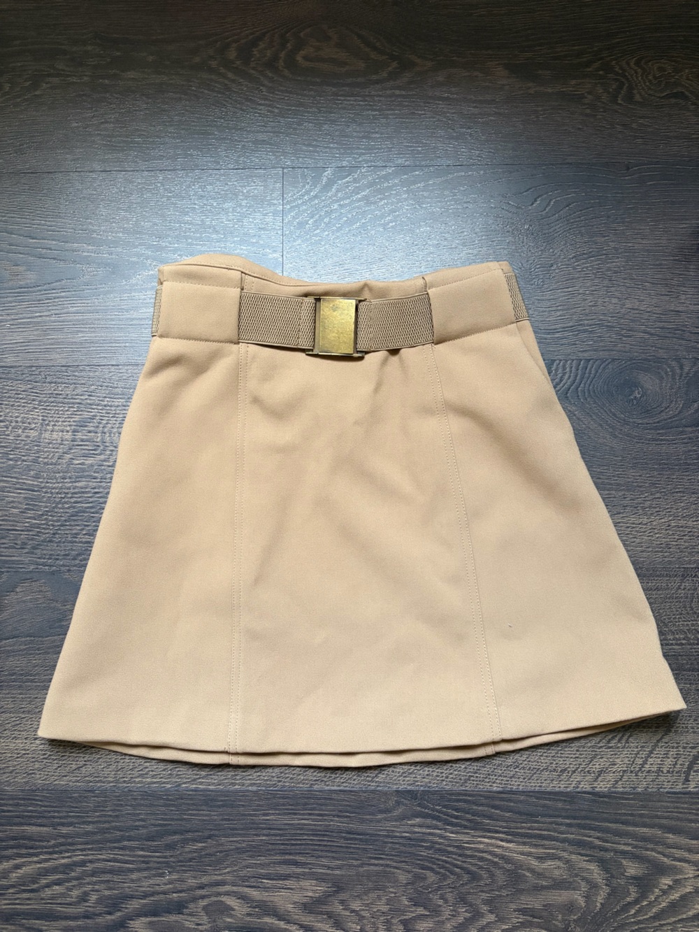NWT- Brown skirt with belt